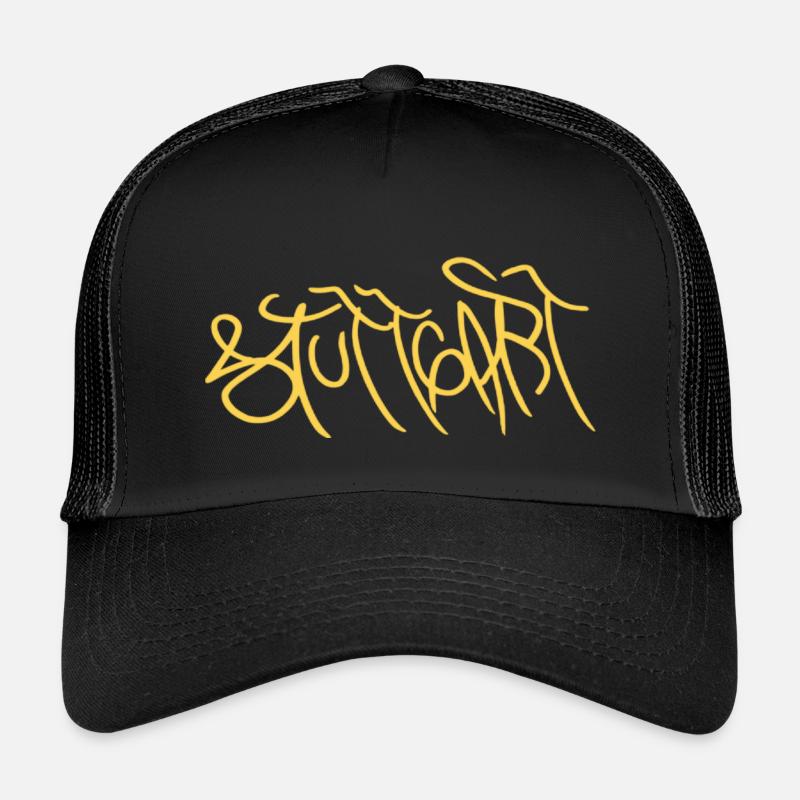 Art de rue ultramoderne Souvenir graffiti de Stuttgart Casquette trucker enfant