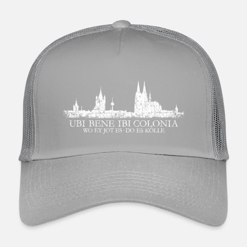 UBI BENE IBI COLONIA Kölnerer Skyline von Köln Kinder Trucker-Cap