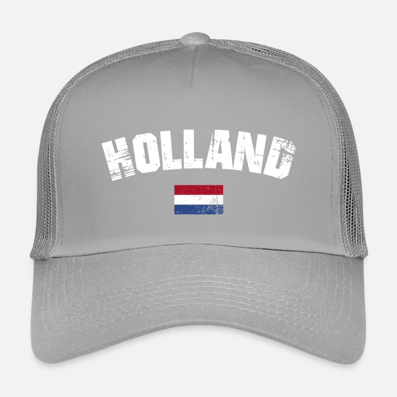 Holland Distressed Typografie Kinder Trucker-Cap