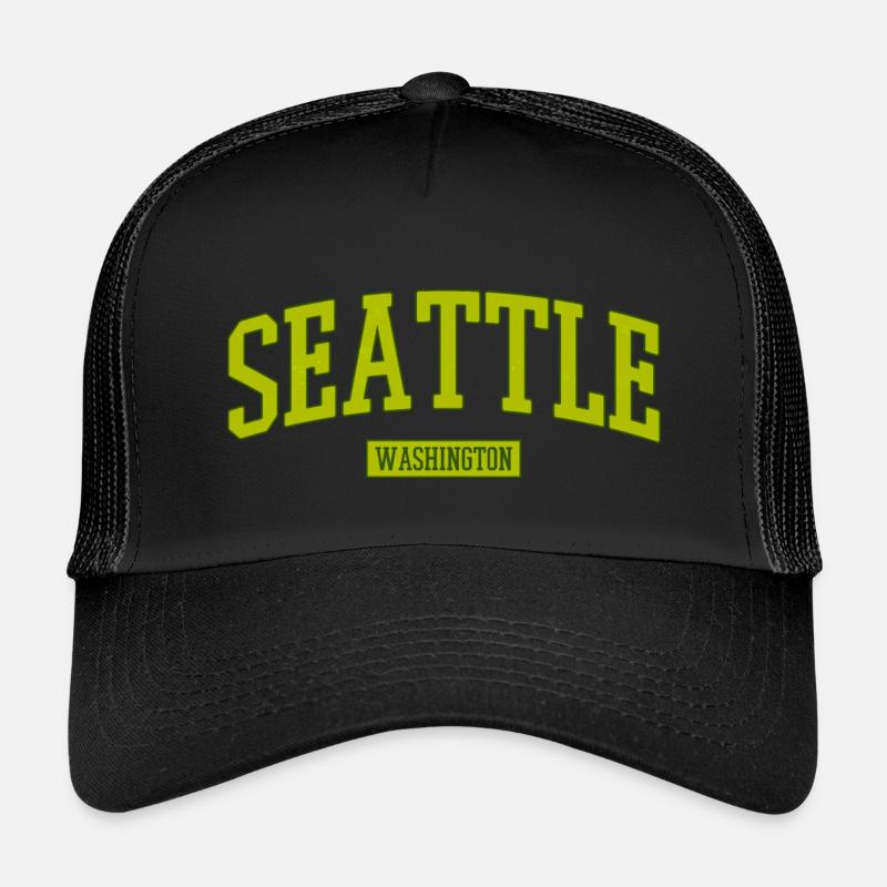 Lettrage Seattle Washington Casquette trucker enfant