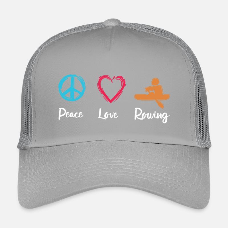 Paix, Amour, Aviron Casquette trucker enfant