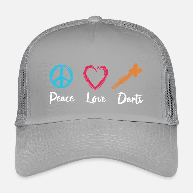 Peace Love Darts Kids’ Trucker Cap