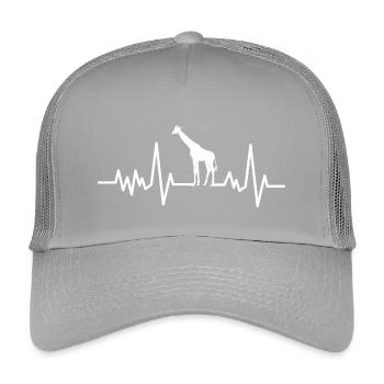 Zoo Zookeeper Zookeeper Vintage Zoo Wildlife - Kids’ Trucker Cap - light grey - Front