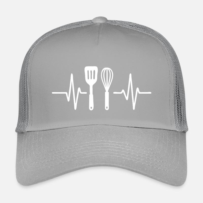 Heartbeat Kitchen Fork Design Kids’ Trucker Cap