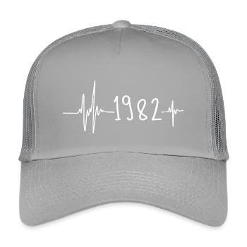 1982 - Casquette trucker enfant - gris clair - Devant