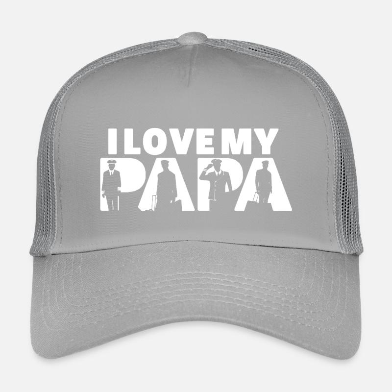 Pilote Avion Évolution Vol Papa Pilote Papa Casquette trucker enfant