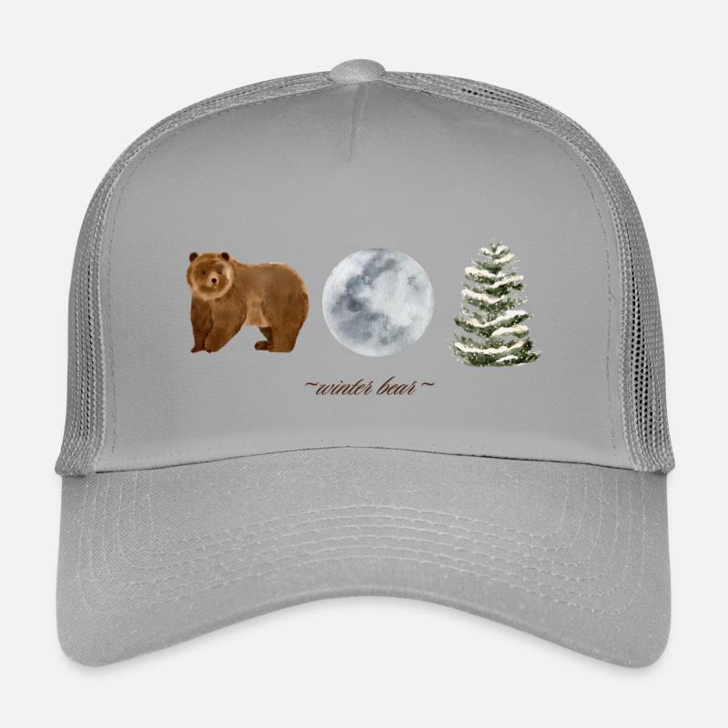 Winterbär Kinder Trucker-Cap