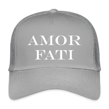 Amor Fati T-Shirt - Kids’ Trucker Cap - light grey - Front