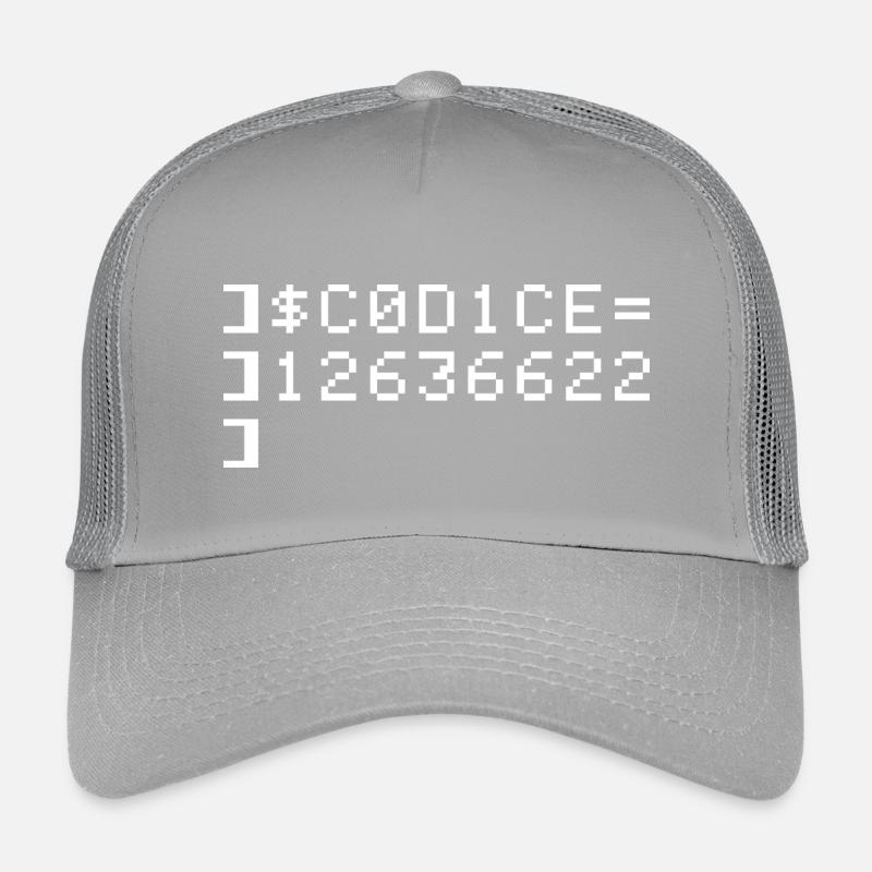 C0D1CE Codice 8-Bit Esadecimal Code Nerd Pix Kids’ Trucker Cap