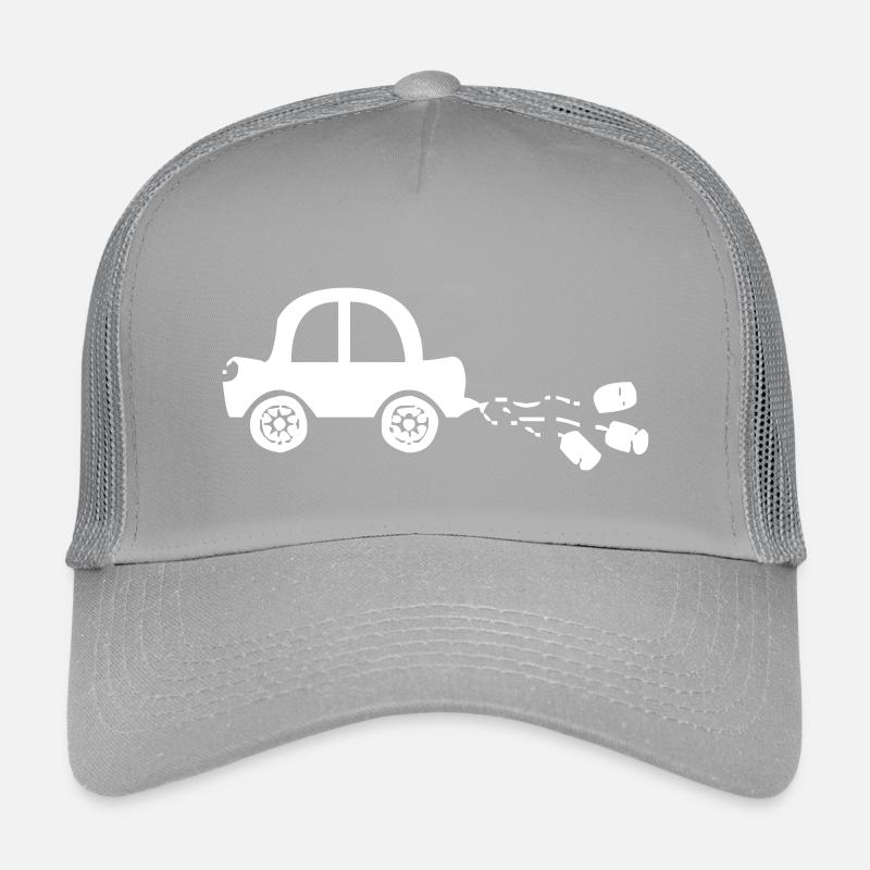Car with cans for wedding Kids’ Trucker Cap