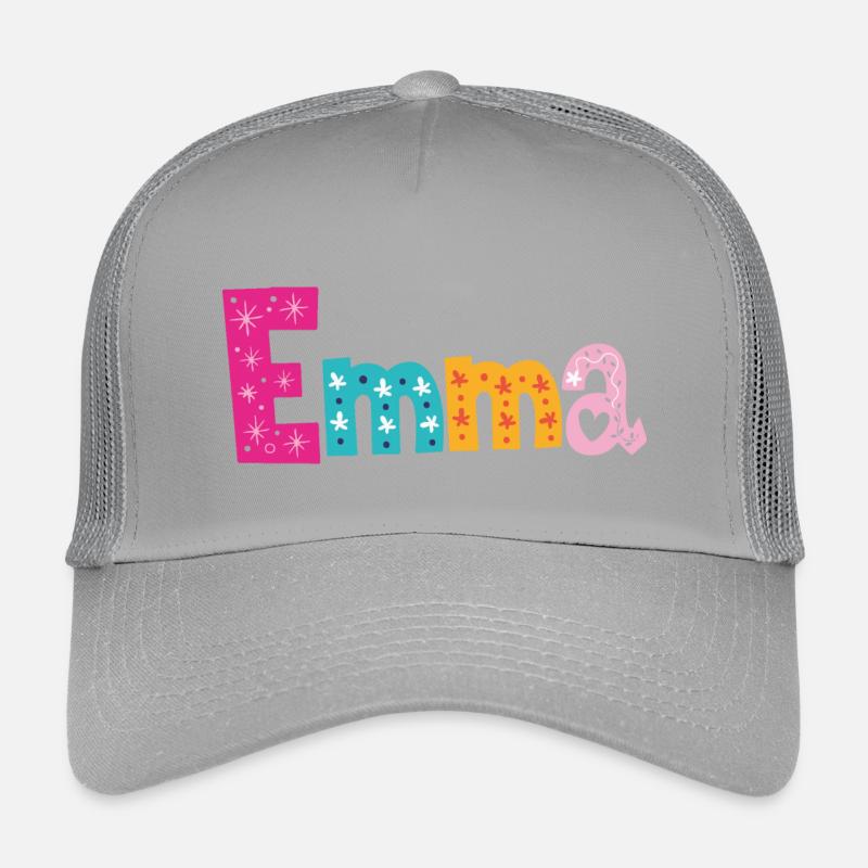 Personalisierter Emma-Name Kinder Trucker-Cap