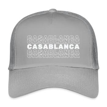 Casablanca Minimalist Travel Morocco Orient - Kids’ Trucker Cap - light grey - Front