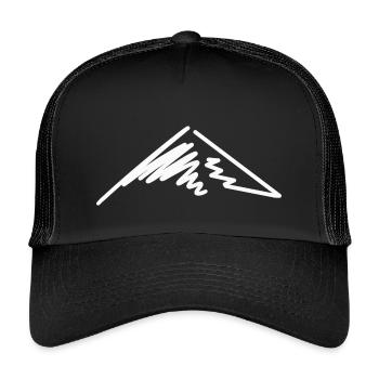 Mountain - Kids’ Trucker Cap - black/black - Front