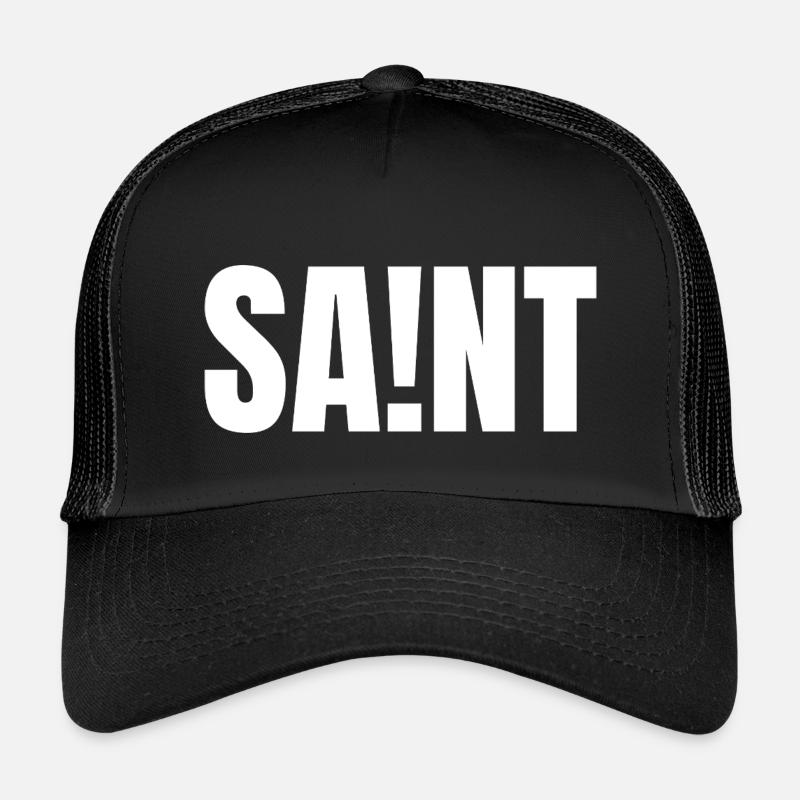 Saint - Kids’ Trucker Cap - black/black
