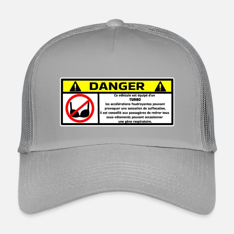 Danger Turbo  Casquette trucker enfant
