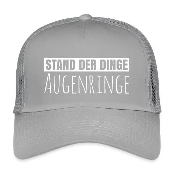 État de l’histoire - Casquette trucker enfant - gris clair - Devant