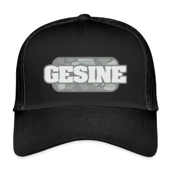 Bio Gesine - Kinder Trucker-Cap - Schwarz/Schwarz - Vorne