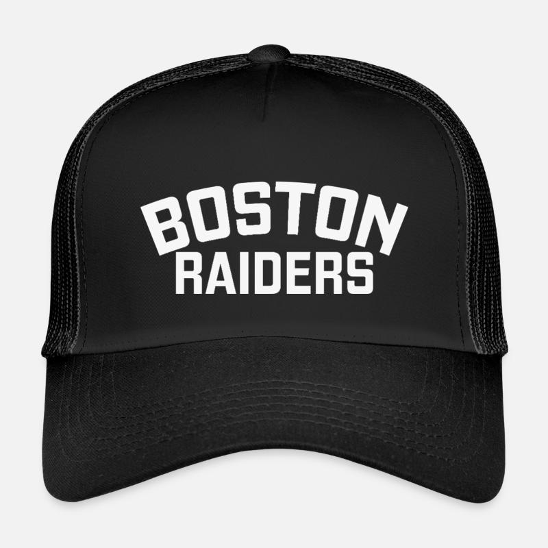 Boston Raiders - Kinder Trucker-Cap - Schwarz/Schwarz