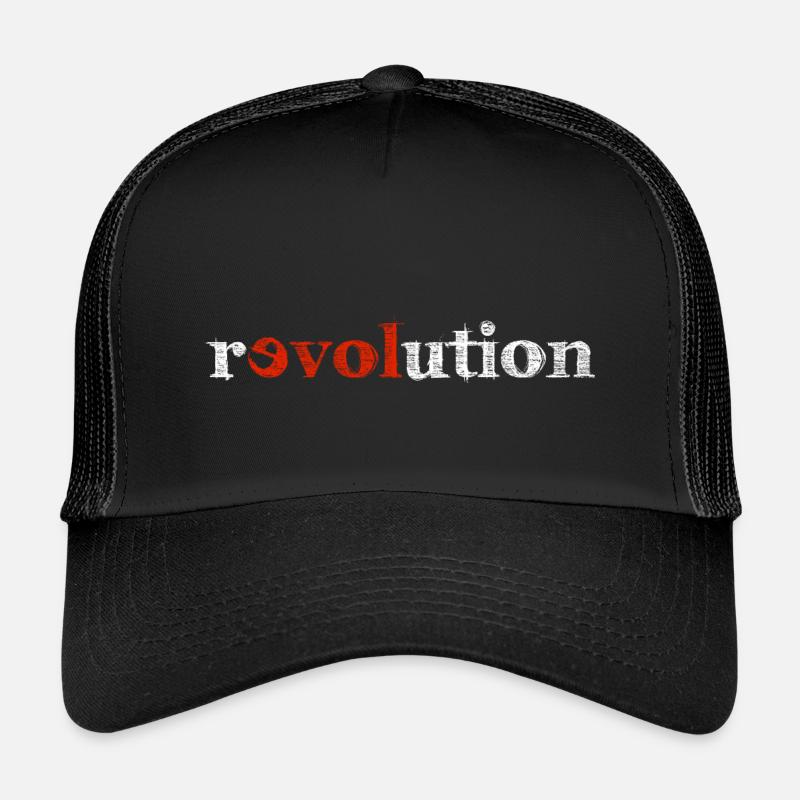 Revolution - Kinder Trucker-Cap - Schwarz/Schwarz