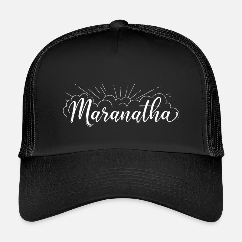 Maranatha - Kinder Trucker-Cap - Schwarz/Schwarz