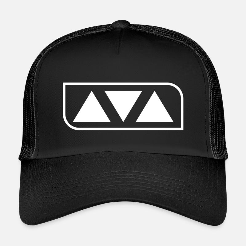 Insel-Kollektion - Kinder Trucker-Cap - Schwarz/Schwarz
