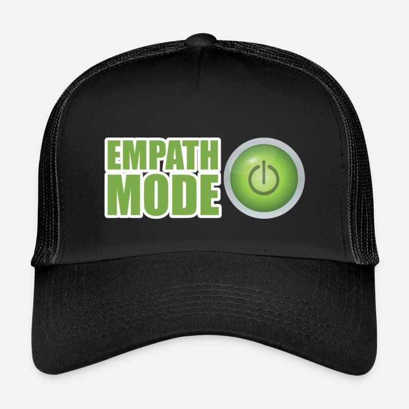 Empath Mode Green Power Button Design Kids’ Trucker Cap