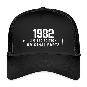 Vintage 1982 - Kids’ Trucker Cap - black/black - Front