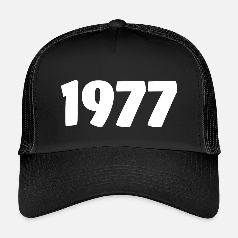 1977 - Kinder Trucker-Cap - Schwarz/Schwarz
