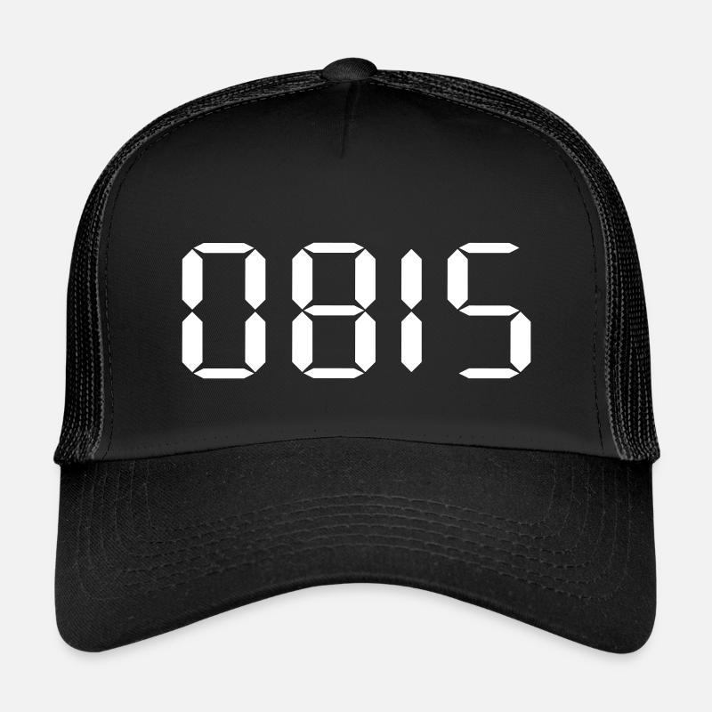 0815 - Kinder Trucker-Cap - Schwarz/Schwarz