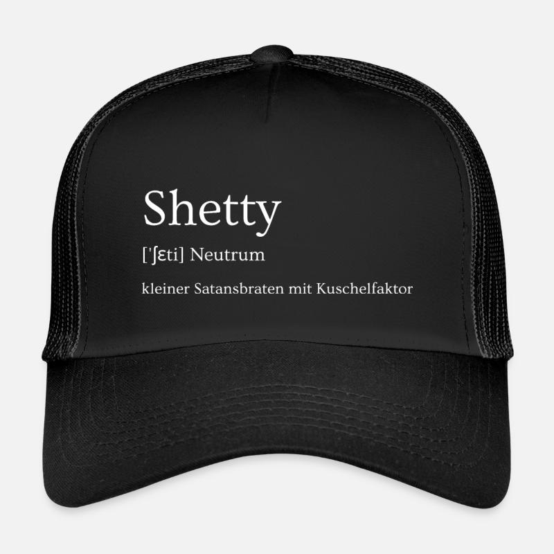 Shetlandponys - die kleinen Satansbraten - Kinder Trucker-Cap - Schwarz/Schwarz