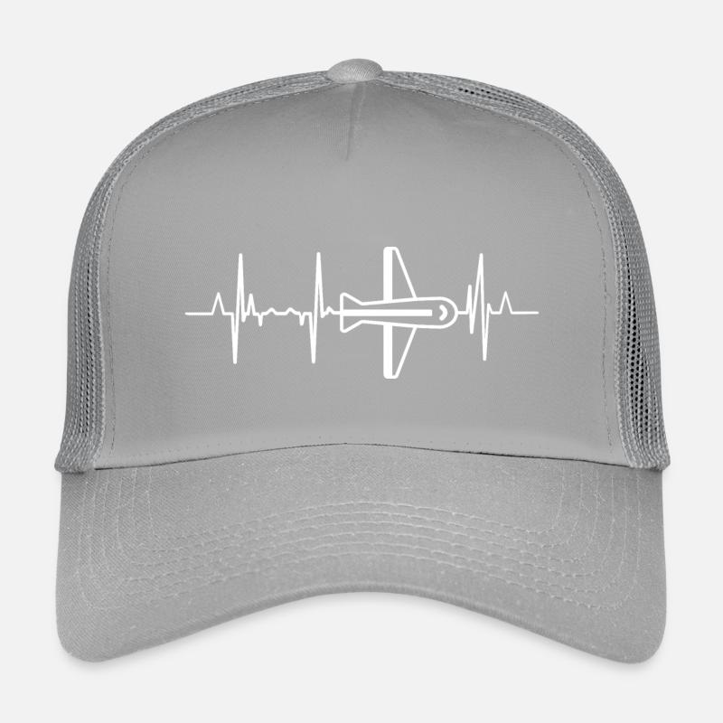 Airplane Heartbeat Kids’ Trucker Cap