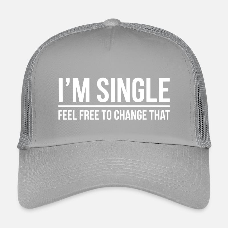 Paroles de célibataires Cadeaux de célibataires drôles Casquette trucker enfant