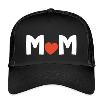Lustiges Mama Oma Muttertag Geschenk Design Humor - Kinder Trucker-Cap - Schwarz/Schwarz - Vorne