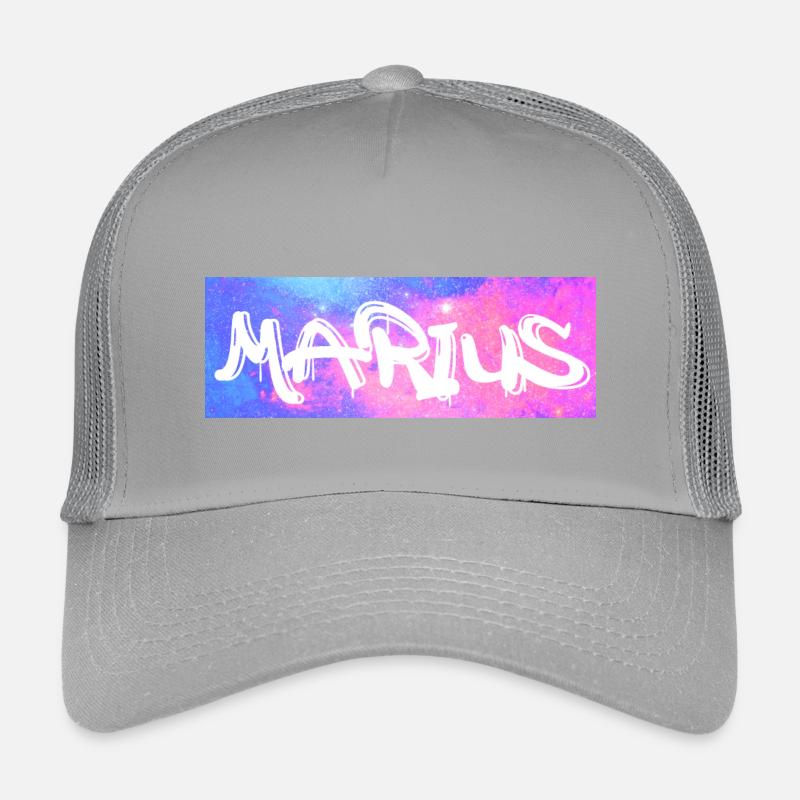 Marius Nom cadeau idée de cadeau galaxie Casquette trucker enfant
