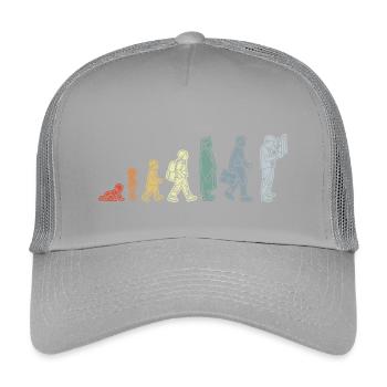 Elektriker Lebenszyklus - Kinder Trucker-Cap - Hellgrau - Vorne