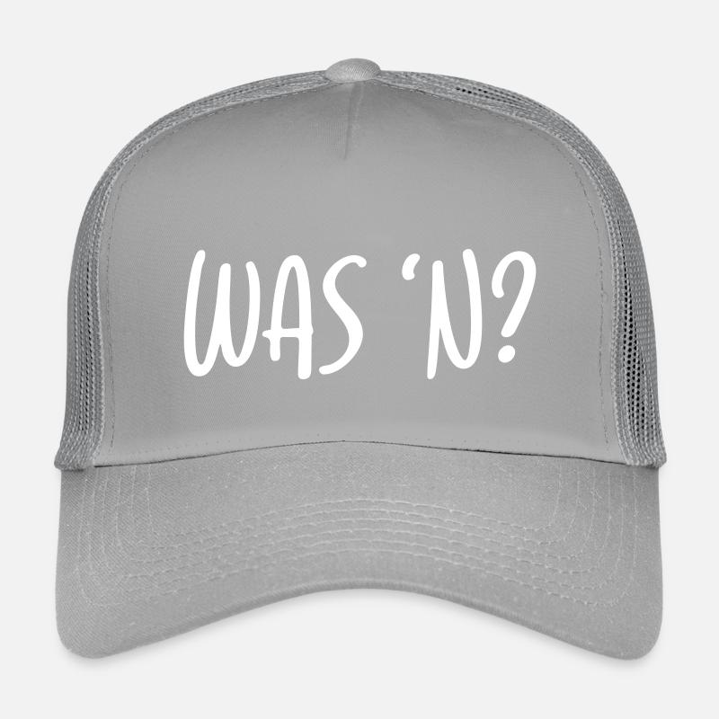 Was ist los? coole Sprüche Frage Handschrift Kinder Trucker-Cap
