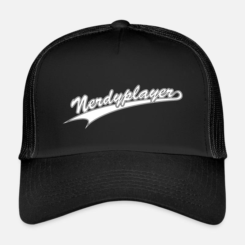 NERDY forever - Nerdyplayer - Kids’ Trucker Cap - black/black