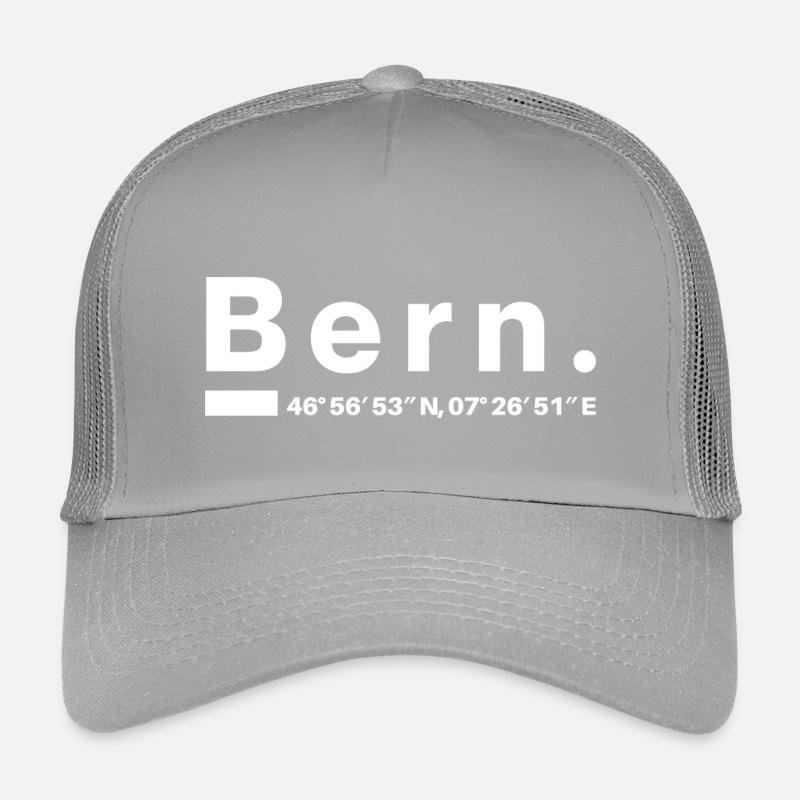 Bern Coordinates Bernese Switzerland Kids’ Trucker Cap