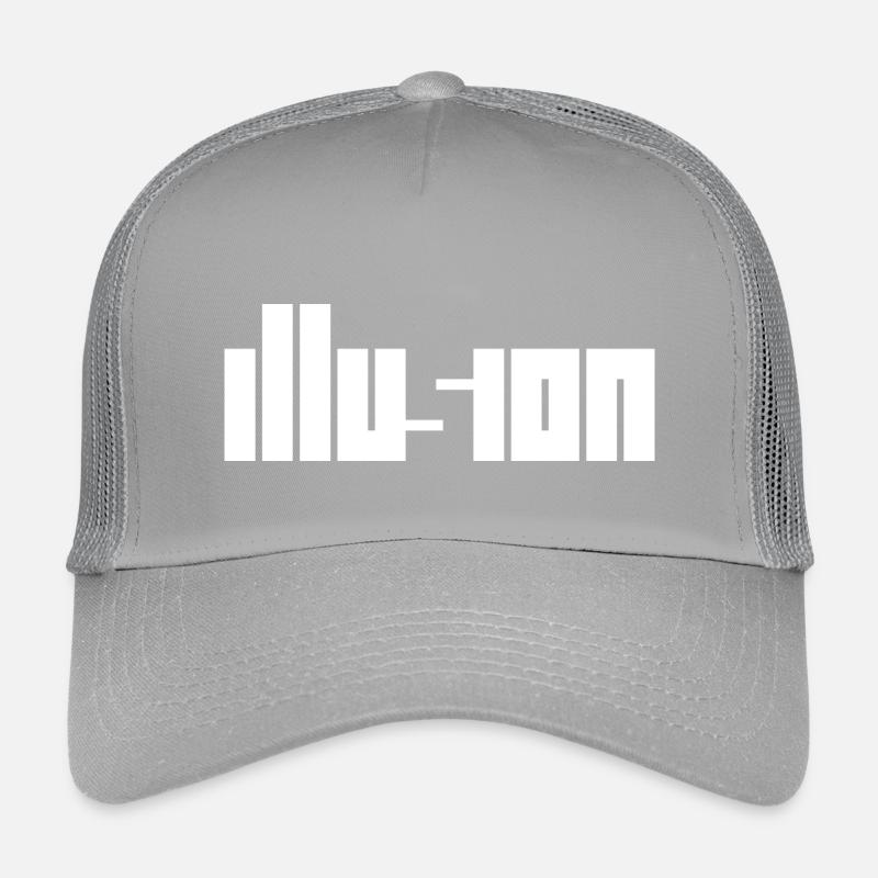 Illusion – Optische Täuschung Kontrastdesign Kinder Trucker-Cap