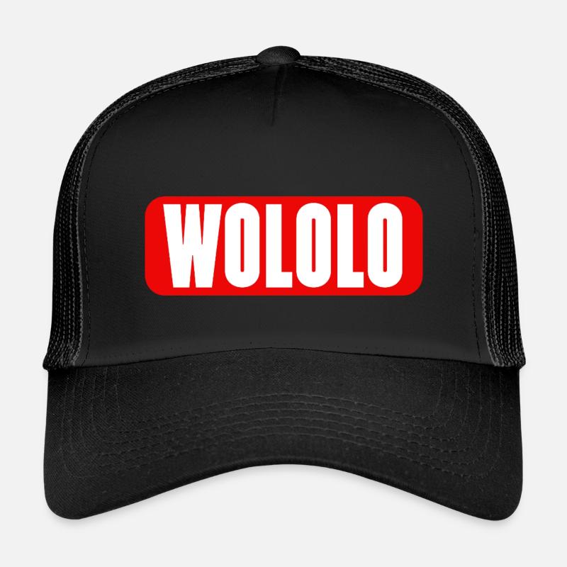 Wololo - 1a - Mobii_3 Edition - Red&White Kids’ Trucker Cap