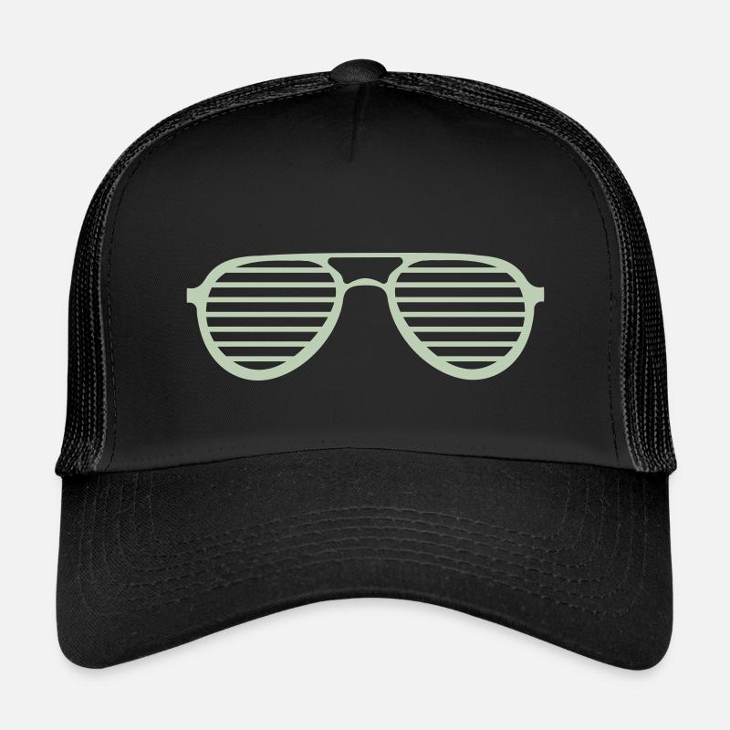 Lunettes de soleil à rayures rétro Casquette trucker enfant