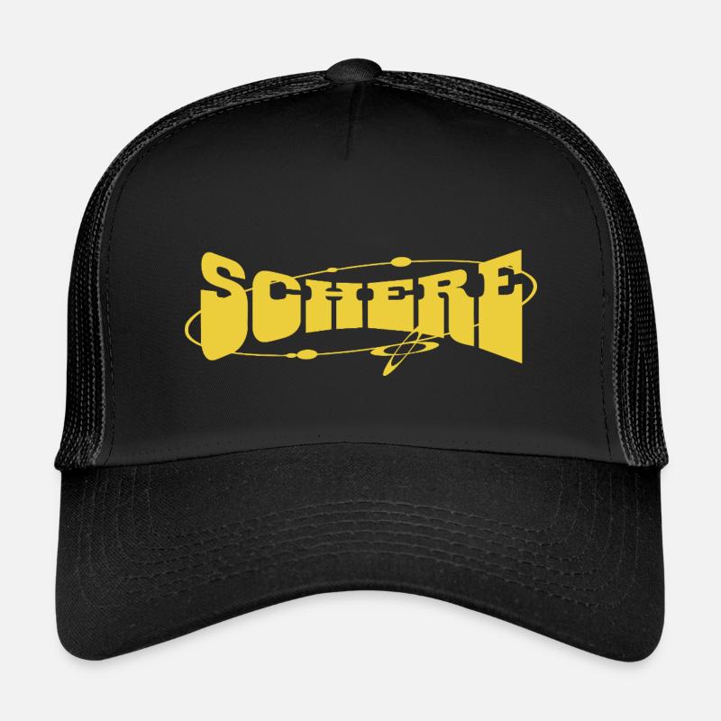 Graffiti de rue en ciseaux jaune Casquette trucker enfant