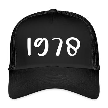 1978 Édition limitée 48e anniversaire 1978 - Casquette trucker enfant - noir/noir - Devant
