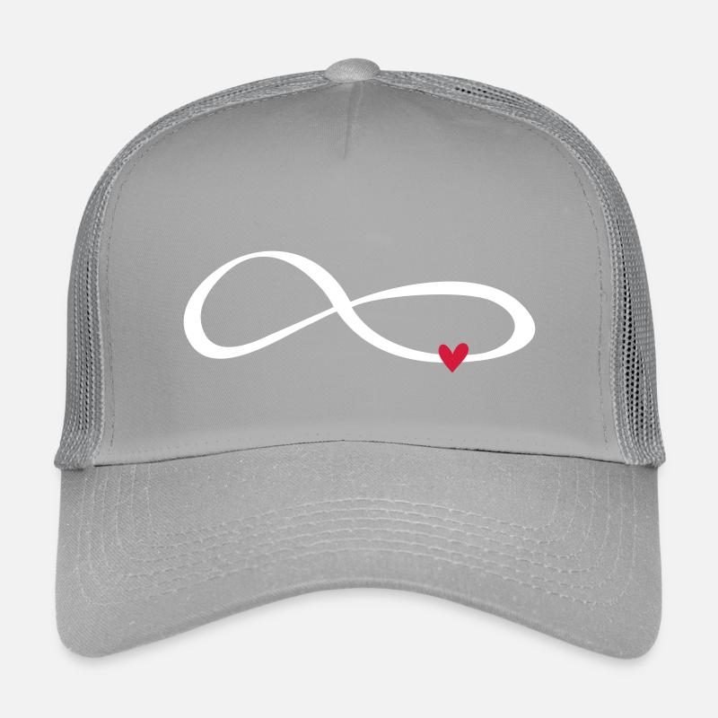 Herz Unendlichkeit unendlich Symbol Geschenk Lieb Kinder Trucker-Cap