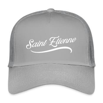 Saint Etienne - Casquette trucker enfant - gris clair - Devant