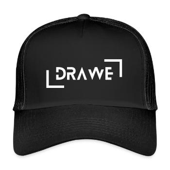 drawe - hurried, stressed, busy, dialect - Kids’ Trucker Cap - black/black - Front