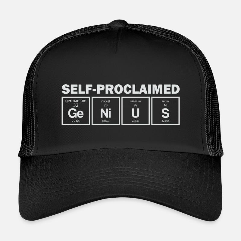 Genius Element - Kids’ Trucker Cap - black/black