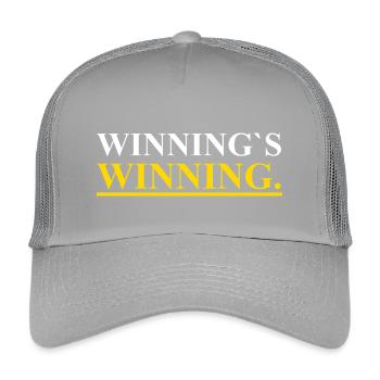 Winnings Winning - Kinder Trucker-Cap - Hellgrau - Vorne