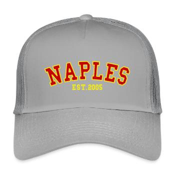 Neapel Est.2005 - Kinder Trucker-Cap - Hellgrau - Vorne