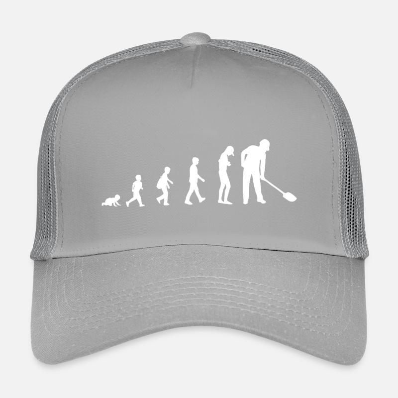 Evolution vom Baby zum Bauarbeiter Kinder Trucker-Cap